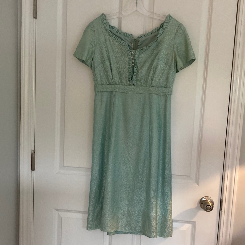 Vintage Scoop Neck Dress